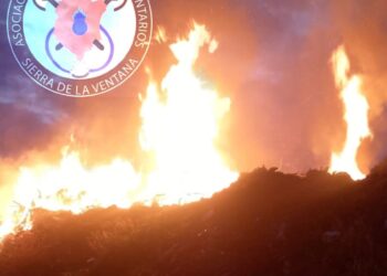 Fuego en Villa la Arcadia