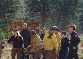Rescataron a un joven herido en la Garganta Olvidada