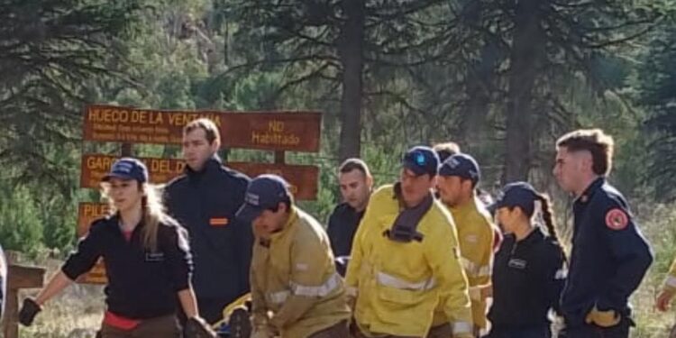 Rescataron a un joven herido en la Garganta Olvidada