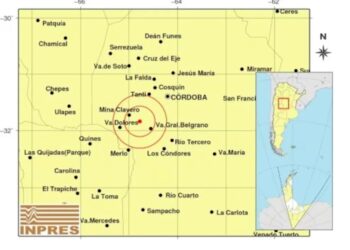 Un sismo de baja intensidad sacudió varias localidades del interior de Córdoba