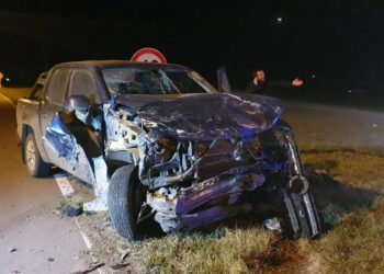 Nuevamente la Rotonda de las Rutas 85 y 51: Un Choque Deja un Herido