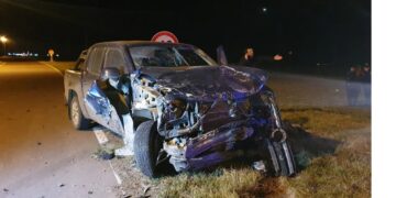 Nuevamente la Rotonda de las Rutas 85 y 51: Un Choque Deja un Herido