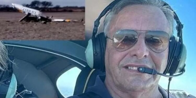 La trágica muerte de un intendente cordobés: se estrelló con su avioneta en un campo