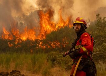 El fuego arrasa León, deja cuatro heridos críticos y miles de evacuados e interrumpe los trenes entre Madrid y Galicia