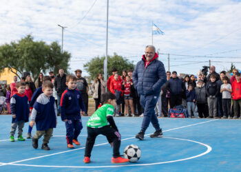 Nuevo playón deportivo para la Plaza “Los Amigos” del Barrio Sur