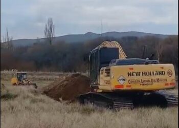 Viviana Montibeller informa sobre el avance de obras en el basurero de Sierra de la Ventana