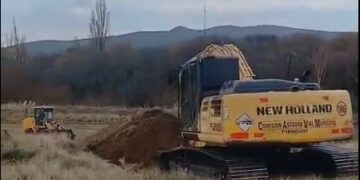 Viviana Montibeller informa sobre el avance de obras en el basurero de Sierra de la Ventana