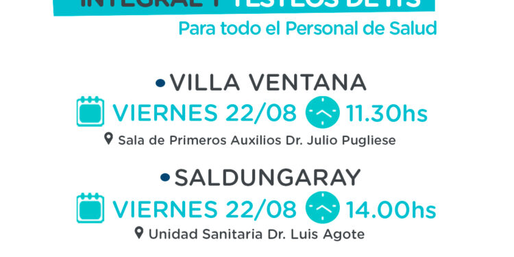 Capacitación para personal de salud sobre Salud Sexual Integral y testeos de ITS