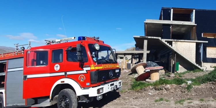 Hubo un principio de incendio en la Finca «Los 8 Cerros»