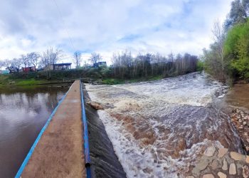 Lluvias torrenciales en Sierra de la Ventana: Arroyos y el río Sauce Grande  muestrean importantes crecidas.