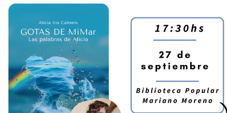 Alicia Calmels Presenta su Libro ‘Gotas de MiMar’ en la Biblioteca de Sierra de la Ventana