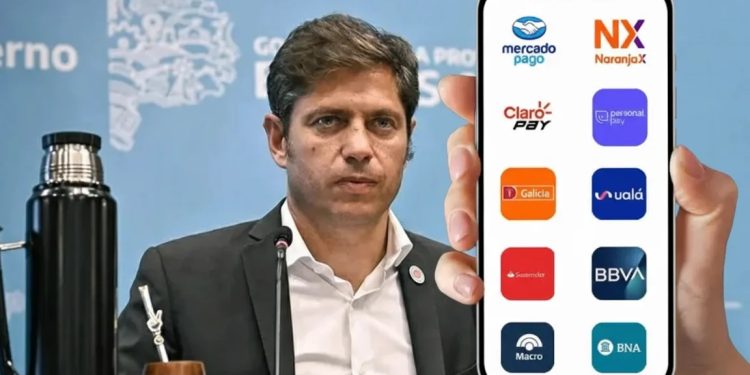 Axel Kicillof dispuso que las billeteras virtuales retengan Ingresos Brutos en la provincia de Buenos Aires
