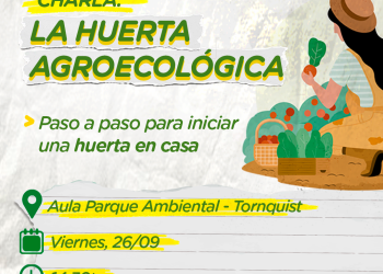 Viernes 26: Charla sobre Huerta Agroecológica en el Parque Ambiental