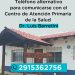 Número alternativo para comunicarse con la Unidad Sanitaria Dr. Luis Berretini