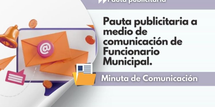Juntos pide el retiro de la pauta publicitaria que recibe un funcionario municipal.