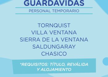 Incorporación de guardavidas para la temporada estival en el distrito