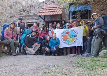 El Club Andino Villa Ventana realizó su primera travesía fuera del Sistema de Ventania