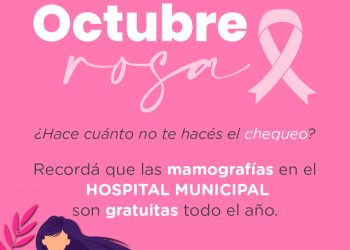 Tornquist se suma a Octubre Rosa con actividades de concientización y prevención del cáncer de mama y cuello uterino.