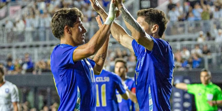 Argentina goleó a Puerto Rico por 6 a 0 en un amistoso internacional