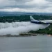 Sorpresa en Córdoba: un Boeing 737 realizó un vuelo rasante sobre el Lago San Roque