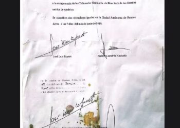 La Policía encontró en la casa de Machado un contrato que tenía con Espert por 1 millón de dólares