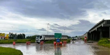 Vialidad pide evitar circular por el empalme de las rutas 33 y 35
