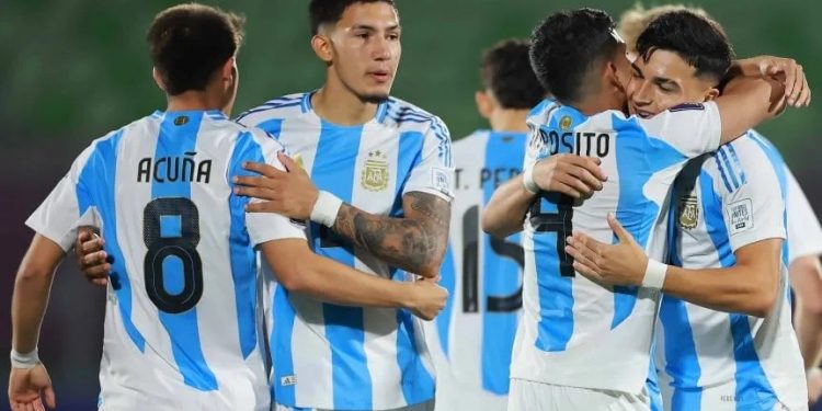 Mundial Sub 20: Argentina goleó a Australia y se metió en octavos de final