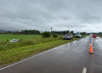 Vuelco en la Ruta 72 cerca de Sierra de la Ventana