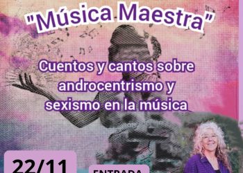 25N: Silvia Palumbo lleva su «Música Maestra» contra el sexismo a Saldungaray
