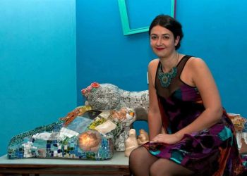 La paloma que unió a una artista argentina con México