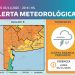 Alerta naranja por tormentas en la Comarca: El SMN advierte por lluvias intensas, ráfagas y granizo 
