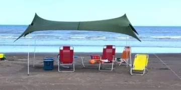 Monte Hermoso prohibió la instalación de gazebos en la zona exclusiva de baño