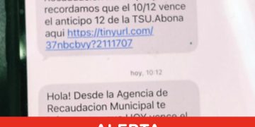 Alerta por mensajes falsos del municipio enviados a vecinos