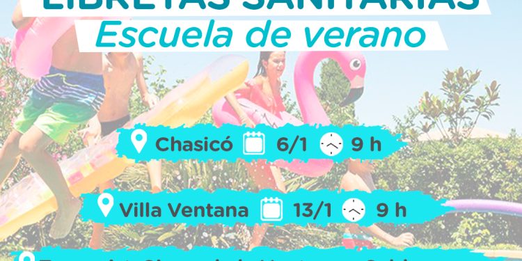 Calendario de vacunación: Control de libretas sanitarias en Escuelas de Verano