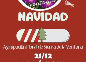 Sierra de la Ventana se viste de fiesta: Papá Noel y Villancicos en la plazoleta de Av. San Martín