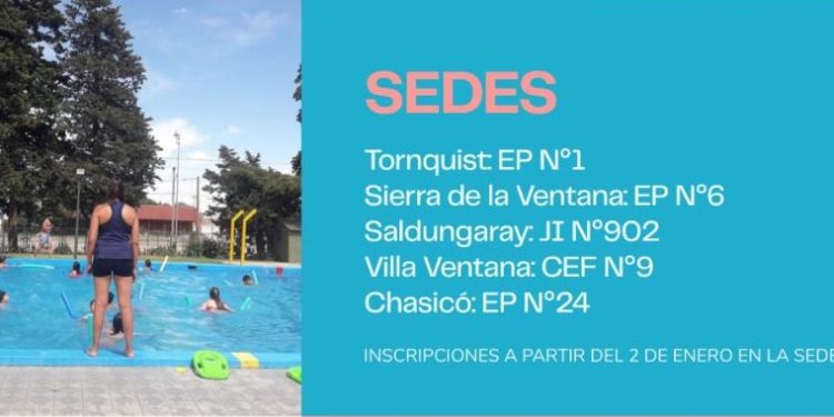 Escuelas Abiertas de Verano 2026: Una propuesta educativa y recreativa gratuita para todo el distrito de Tornquist