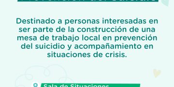 Convocatoria para la conformación de una mesa de abordaje para la prevención del suicidio