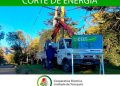 Tornquist: Restablecen el servicio eléctrico en la zona rural y de lagunas tras un corte por caída de ramas