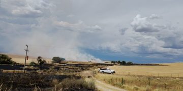 Alerta Forestal: Bomberos de Sierra de la Ventana asisten a Saldungaray en incendio activo cerca del Paraje Fra-Pal