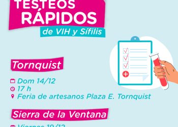 Habrá jornadas de testeos rápidos de VIH y Sífilis
