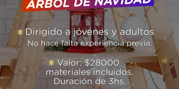 Se dictará un workshop de elaboración de arbolitos de navidad