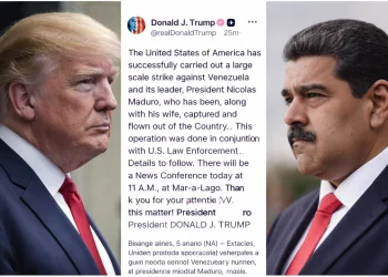 Intervención Militar de Estados Unidos en Venezuela: Trump dice que capturó a Maduro