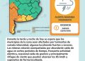 Alerta naranja por tormentas para este jueves en el distrito