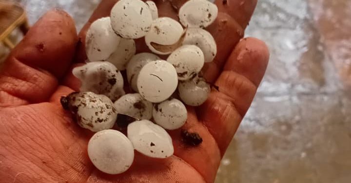 Feroz temporal de lluvia y granizo azotó a Sierra de la Ventana en su 118° Aniversario