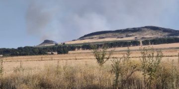   Alerta roja en las sierras: Bomberos combaten un voraz incendio en la zona de la Finca 8 Cerros