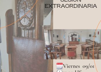 Convocatoria a Sesión Extraordinaria en el Honorable Concejo Deliberante para el 9 de enero