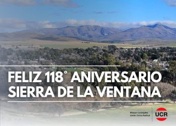 FELIZ 118° ANIVERSARIO SIERRA DE LA VENTANA