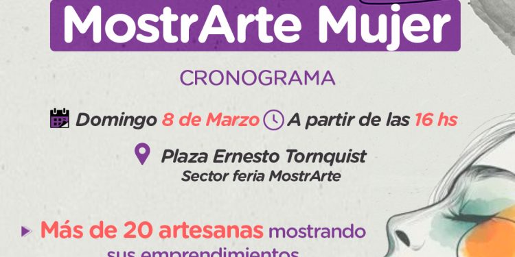 8 de marzo: 5° Feria ‘MostrArte Mujer’ en Tornquist