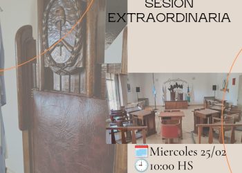 Convocatoria a Sesión Extraordinaria en el Honorable Concejo Deliberante