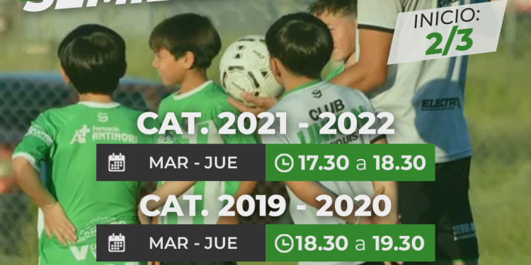 Fútbol: El Semillero Verde pone en marcha el 2026